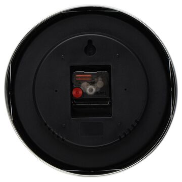Titan Metallic Wall Clock Silver Dial with Silent Sweep Technology - 25.0 cm x 25.0 cm (Small)