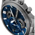 Police Quartz Multifunction Blue Dial Grey Stainless Steel Strap Watch for Men - image number 3