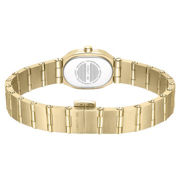 Cerruti 1881 Quartz Analog Green Dial Golden Colour Stainless Steel Strap Watch For Women