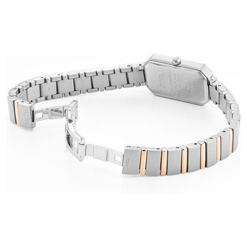 Roamer Olivia Diamond Quartz Analog Silver Dial Two Toned Stainless Steel Strap Watch For Women