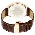 Xylys Swiss Analog with Date Brown Leather Strap and Silver Dial Watch For Men - image number 4
