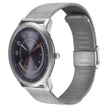 Sonata Poze Quartz Analog Blue Dial Metal Strap Watch for Men