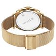 Titan Classique Suave Quartz Green Dial Golden Stainless Steel Mesh Strap Watch for Men - image number 4