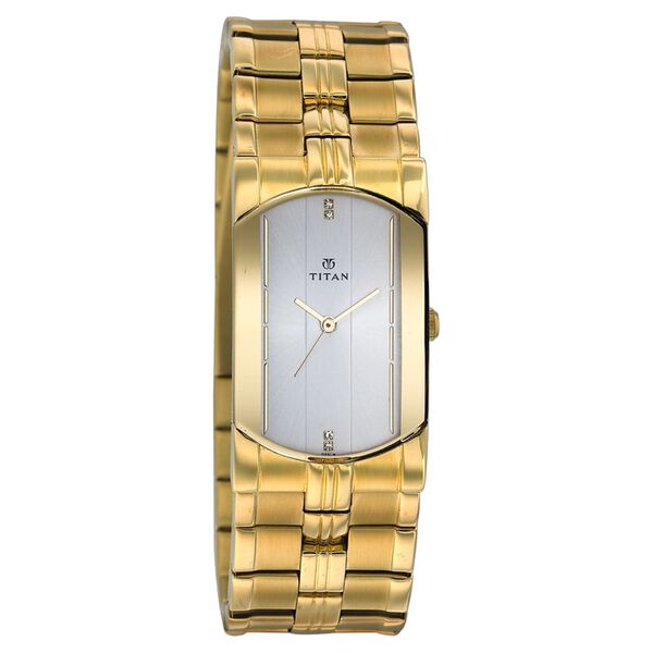 Titan Analog Silver Dial Metal Strap watch for Men - image number 0