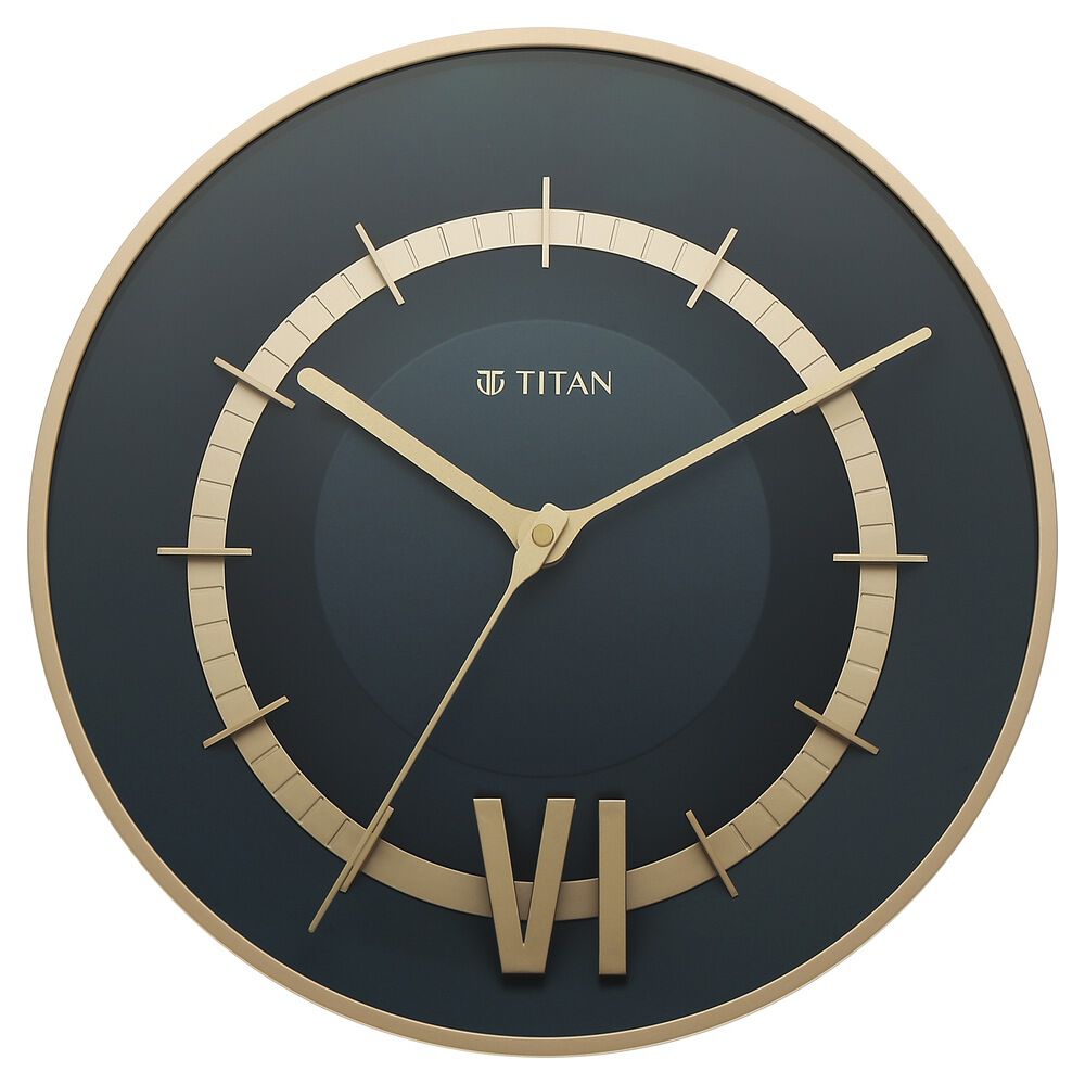Titan contemporary wall 2025 clock