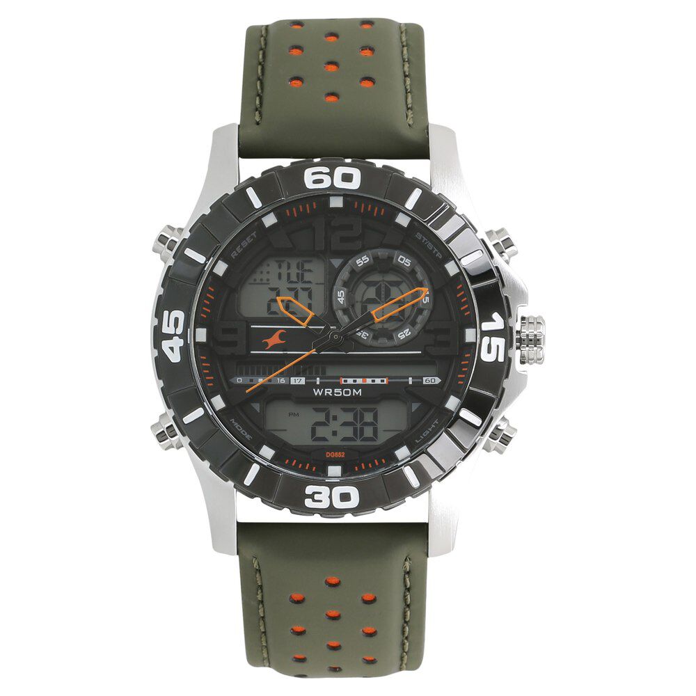 Fastrack orange sale dial watch