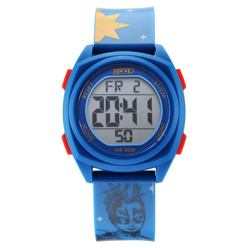 Zoop Marvel Digital Dial Polyurethane Strap with Captain Marvel Character Watch for Kids - image number 2