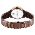 Titan Glamour Quartz Analog with Date Brown Dial Brown Stainless Steel Strap Watch For Women - image number 5