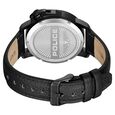 Police Quartz Analog Black Dial Black Leather Strap Watch For Men - image number 4