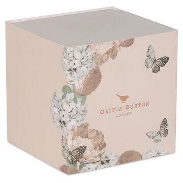 Olivia Burton Quartz Analog White Dial Leather Strap Watch for Women