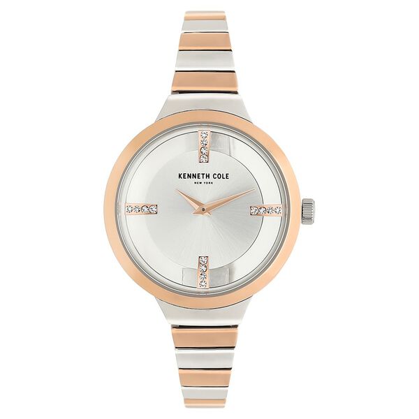 Kenneth Cole Quartz Analog Silver Dial Stainless Steel Strap Watch for Women - image number 0