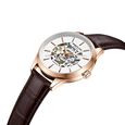 Kenneth Cole Automatic White Dial Leather Strap Watch For Men - image number 4