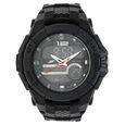 SF Quartz Analog Digital Black Dial Plastic Strap Watch for Men - image number 0