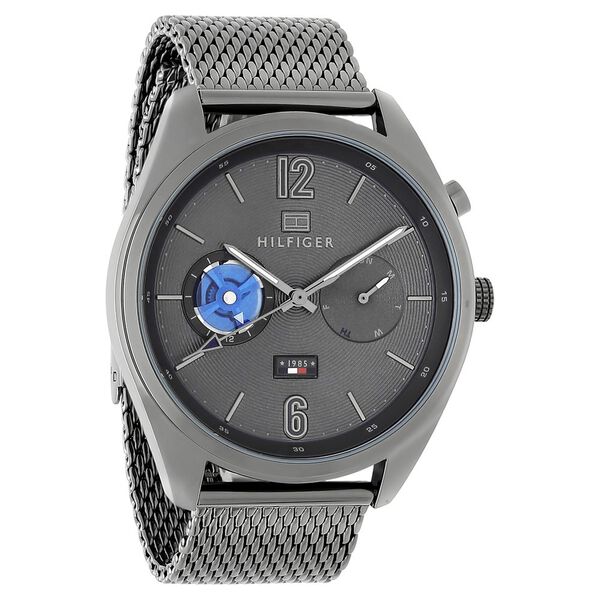 Tommy Hilfiger Quartz Analog Grey Dial Stainless Steel Strap Watch for Men - image number 1
