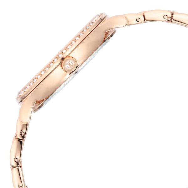 Glitz Rose Gold Dial Stainless Steel Strap Watch for Women - image number 3