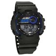 SF Sporty Digital Black Dial Polyurethane Strap Watch for Men