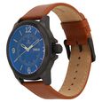 Titan Quartz Analog with Day and Date Black Dial Leather Strap Watch for Men - image number 2