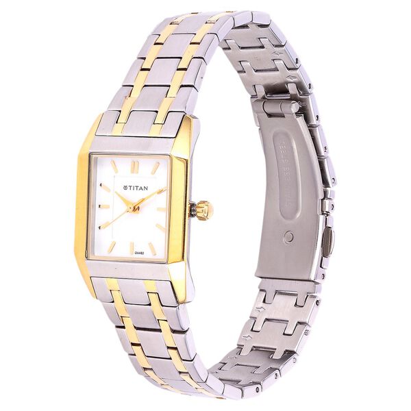 Titan Quartz Analog White Dial Watch for Women - image number 1