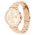 Tommy Hilfiger Quartz Multifunction Rose Gold Dial Bimetal Strap Watch for Women - image number 1