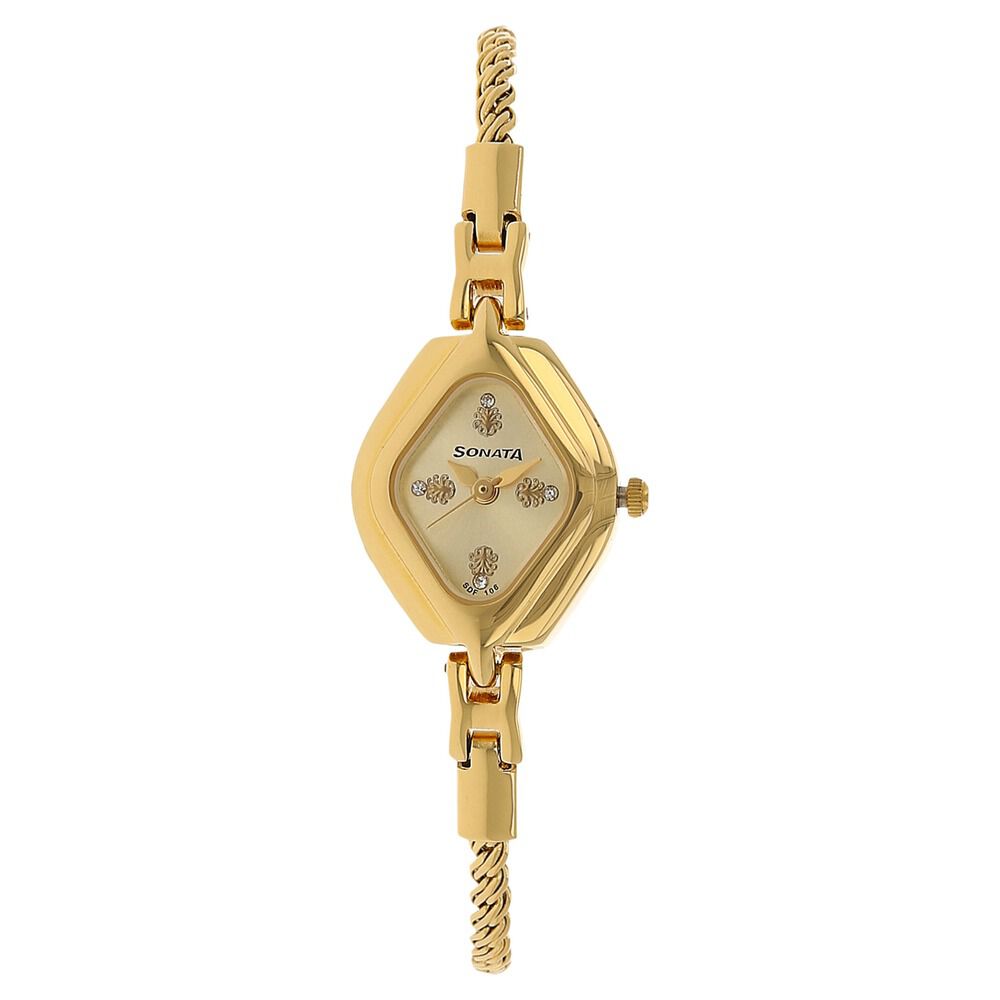 Sonata gold chain watches on sale