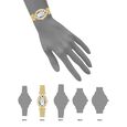 Anne Klein Quartz Analog White Dial Golden Metal Strap Watch For Women - image number 3