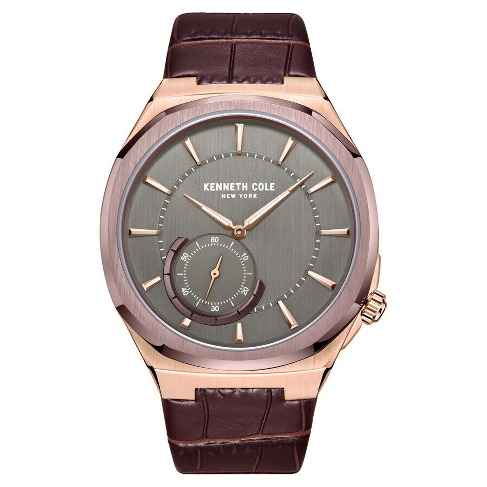 Buy Online Kenneth Cole Analog Grey Dial Watch for Men