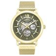 Kenneth Cole Automatic Automatic Green Dial Golden Stainless Steel Strap Watch For Men - image number 0