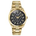 Sonata Poze Quartz Analog Two Toned Dial Golden Colour Stainless Steel Strap Watch For Men - image number 1