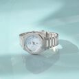 Fastrack Vyb Limitless Quartz Analog Blue Dial Metal Strap Watch For Guys