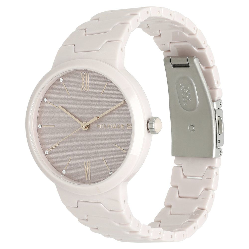 Tommy hilfiger pink ceramic watch sales