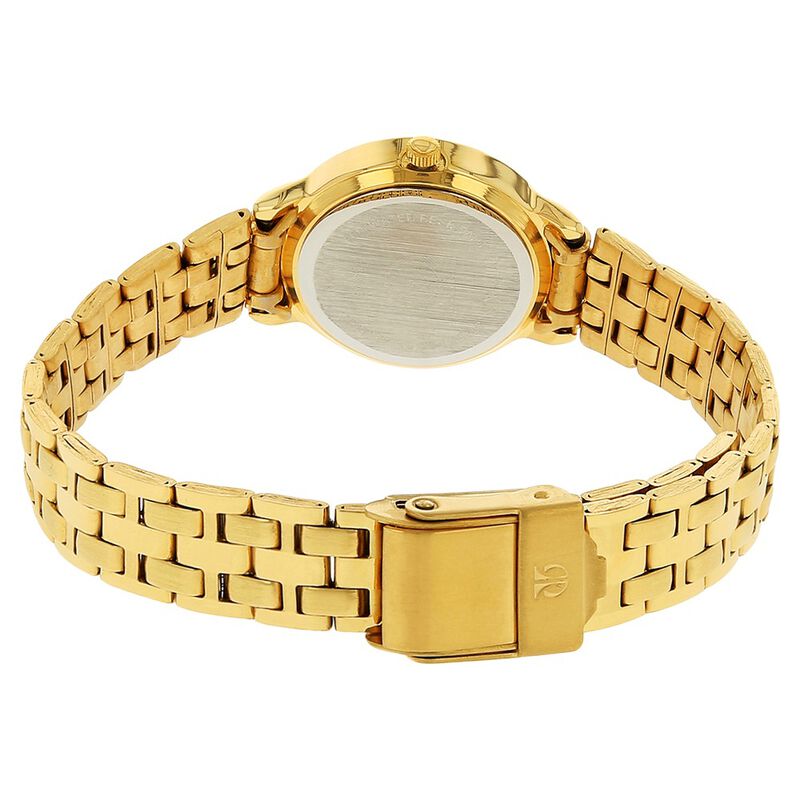 Titan Quartz Analog Golden Dial Stainless Steel Strap Watch for Women - image number 3