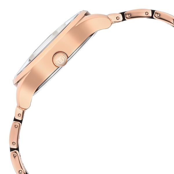 Titan Purple Acetate Black Dial Analog with Day and Date Metal and Acetate Strap Watch for Women - image number 3