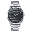 Sonata Poze Quartz Analog Black Dial Metal Strap Watch For Men - image number 1