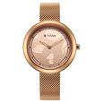 Glitz Rose Gold Dial Stainless Steel Strap Watch for Women - image number 1