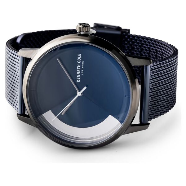 Kenneth Cole Quartz Analog Blue Dial Stainless Steel Strap Watch for Men - image number 2