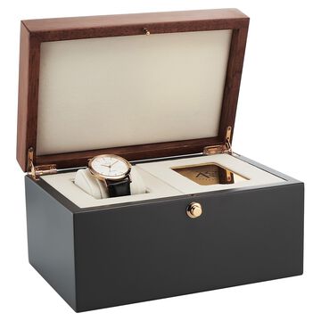 Titan 40 years Quartz Analog Silver Dial Black Leather Strap Watch For Men