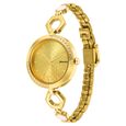 Sonata Utsav Champagne Dial Yellow Bi Metal Strap Watch for Women - image number 1