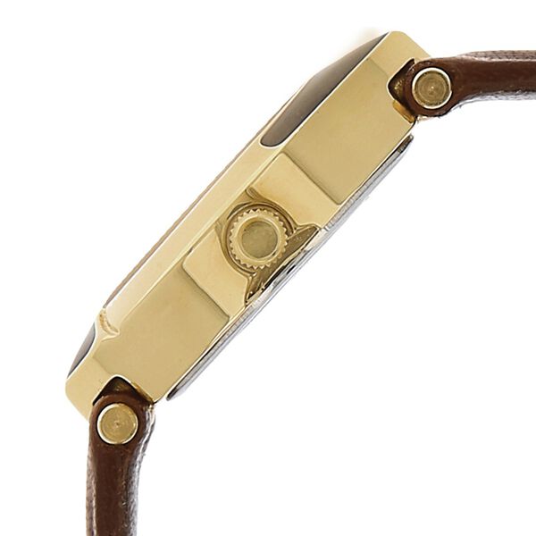 Sonata Quartz Analog Champagne Dial Leather Strap Watch for Women - image number 2