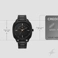 Fastrack Stunners Quartz Analog Black Dial Black Stainless Steel Strap Watch For Guys - image number 3