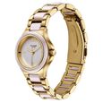 Poze By Sonata Quartz Analog Pink Dial Two Toned Metal & Plastic Strap Watch For Women - image number 4