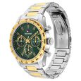 Tommy Hilfiger Quartz Multifunction Green Dial Two Toned Stainless Steel Strap Watch For Men - image number 1