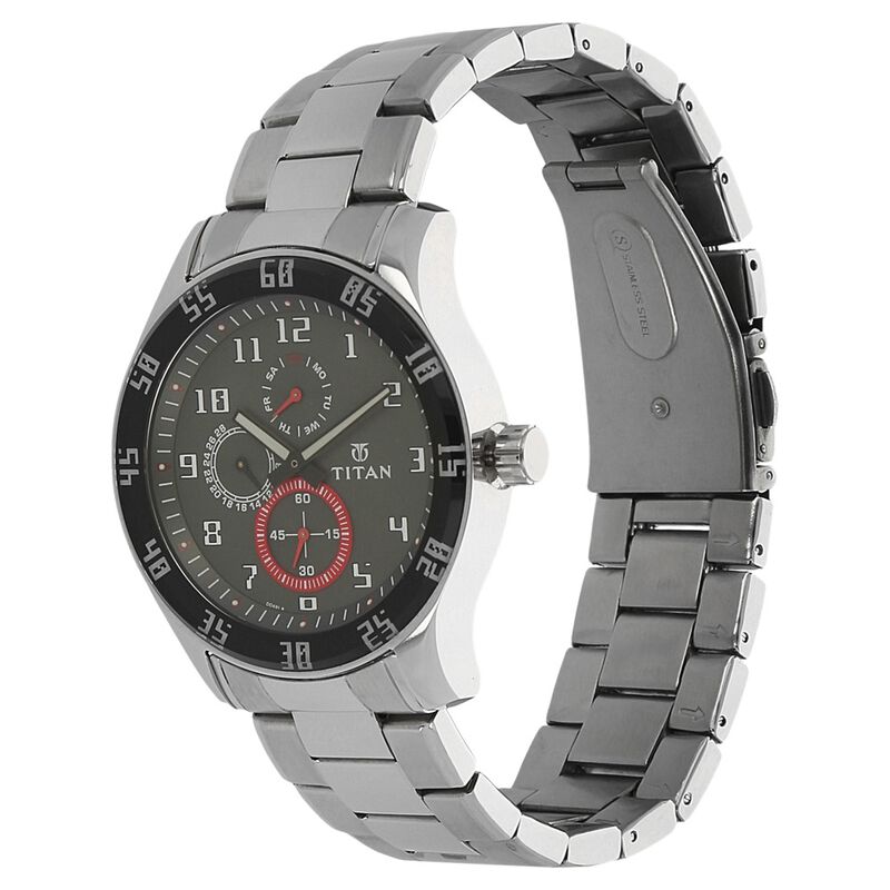 Titan Quartz Multifunction Grey Dial Watch for Men - image number 1