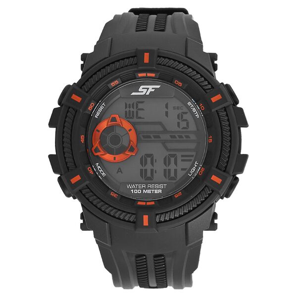 SF Digital Dial Plastic Strap Watch for Men - image number 0