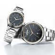 Titan Bandhan Blue Dial Analog with Day and Date Stainless Steel Strap watch for Couple - image number 1