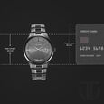 Titan Classique Slimline Anthracite Dial Analog with Date Stainless Steel Strap watch for Men - image number 2