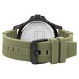 Tommy Hilfiger Quartz Analog Black Dial Green Silicone Strap Watch For Men - image number 2