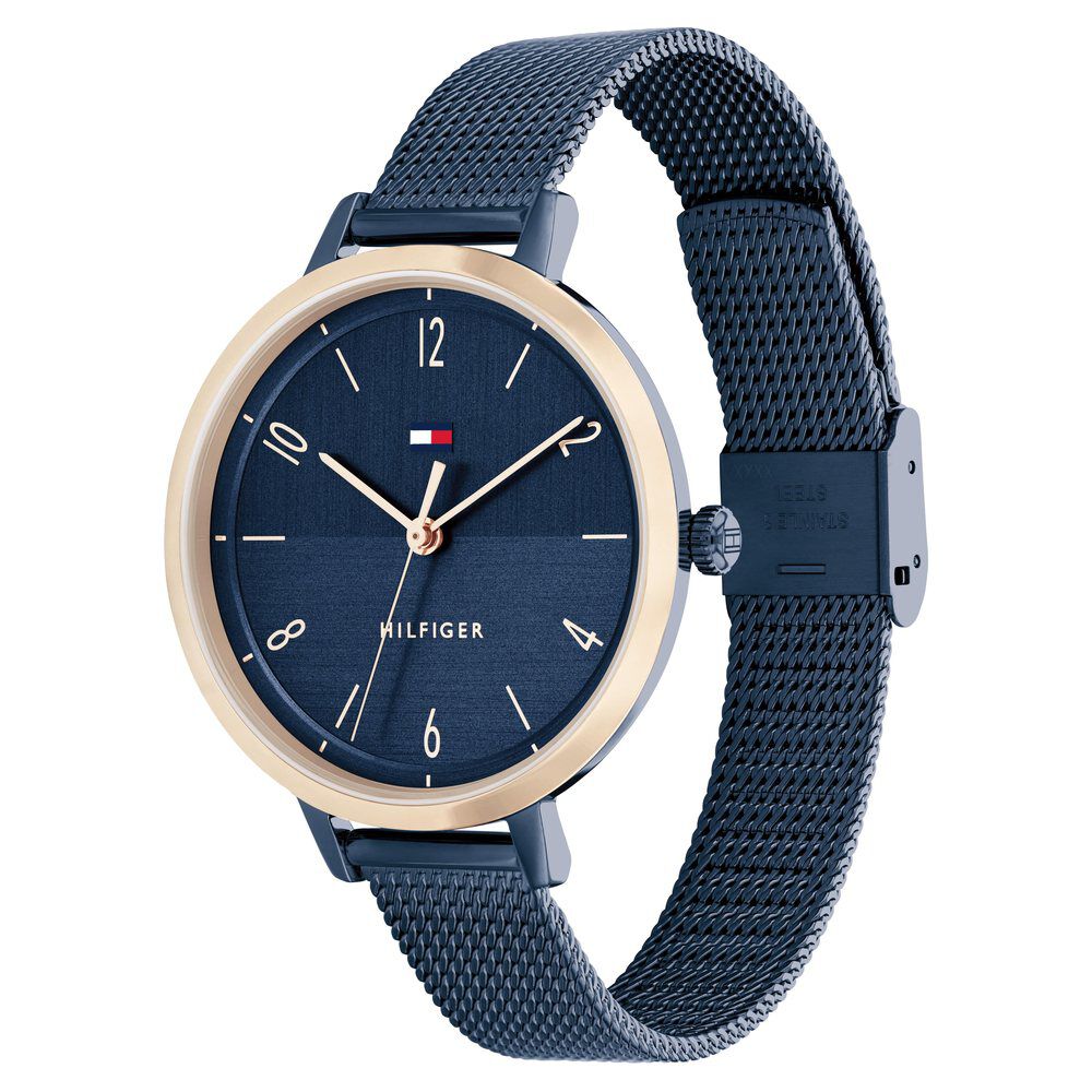 Buy Online Tommy Hilfiger Quartz Analog Blue Dial Stainless Steel