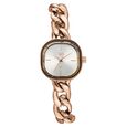 Vyb Starlet By Fastrack Quartz Analog Silver Dial Silver Metal Strap Watch For Girls