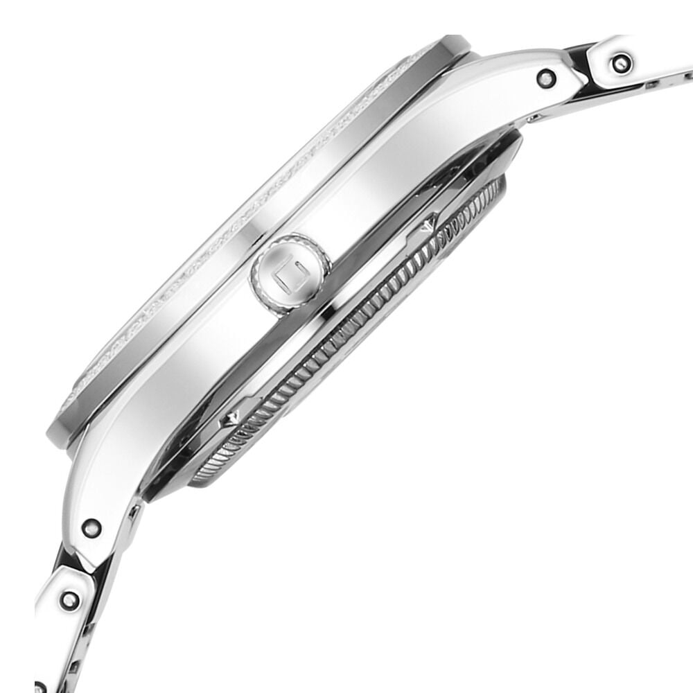 Buy Online Xylys Shimmer Swiss Analog Steel & Ceramic Mother of