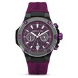 Cerruti 1881 Purple Dial Silicone Strap Watch for Men - image number 0